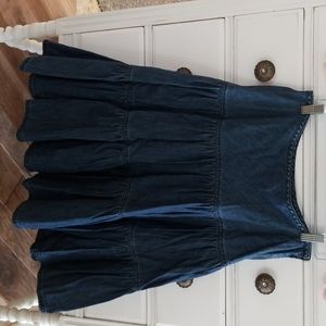 CHAPS denim skirt size 4
